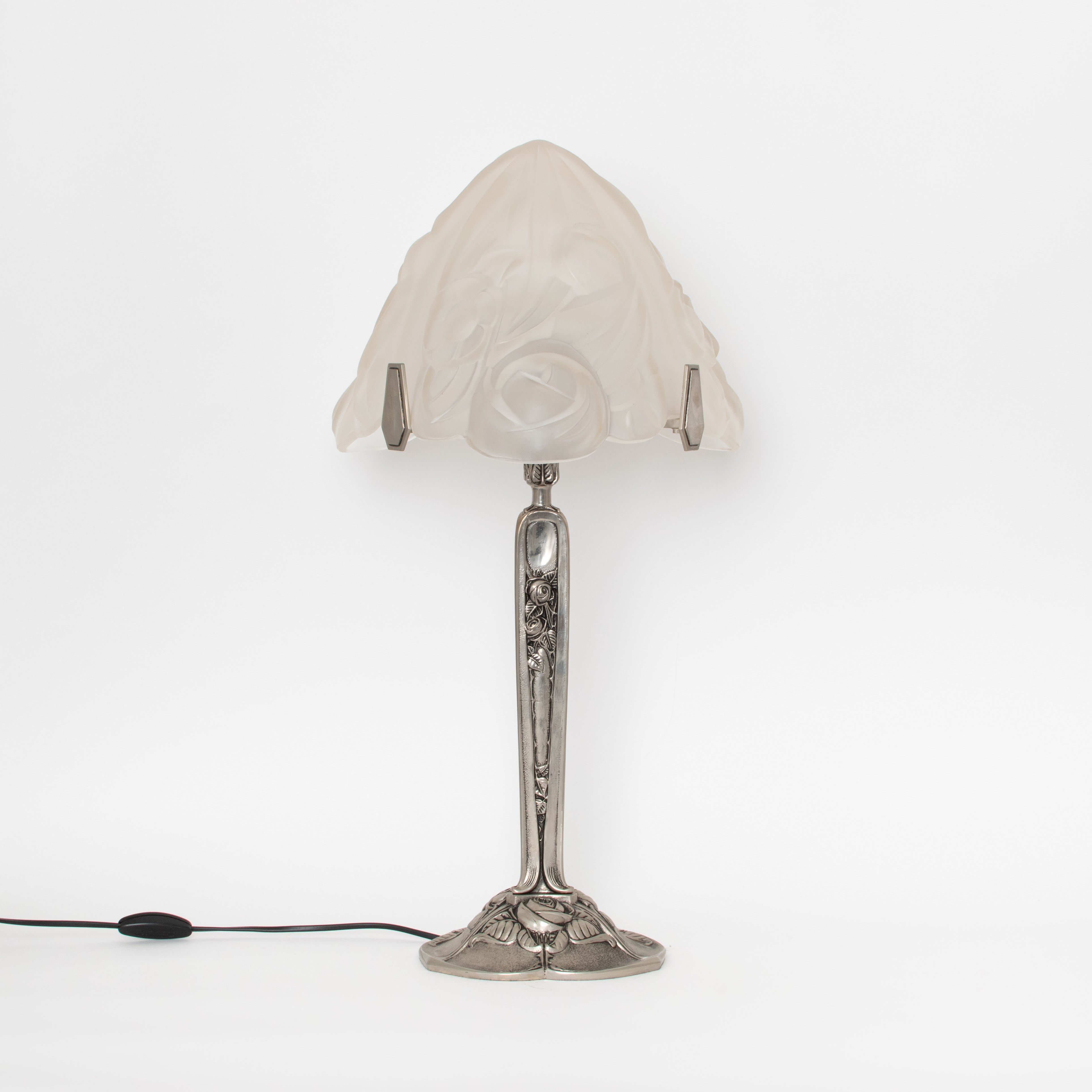 Franse Art Deco Tafellamp Triangle
