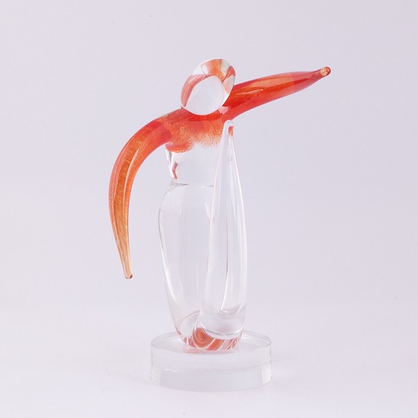 Glassculptuur Zeemeermin