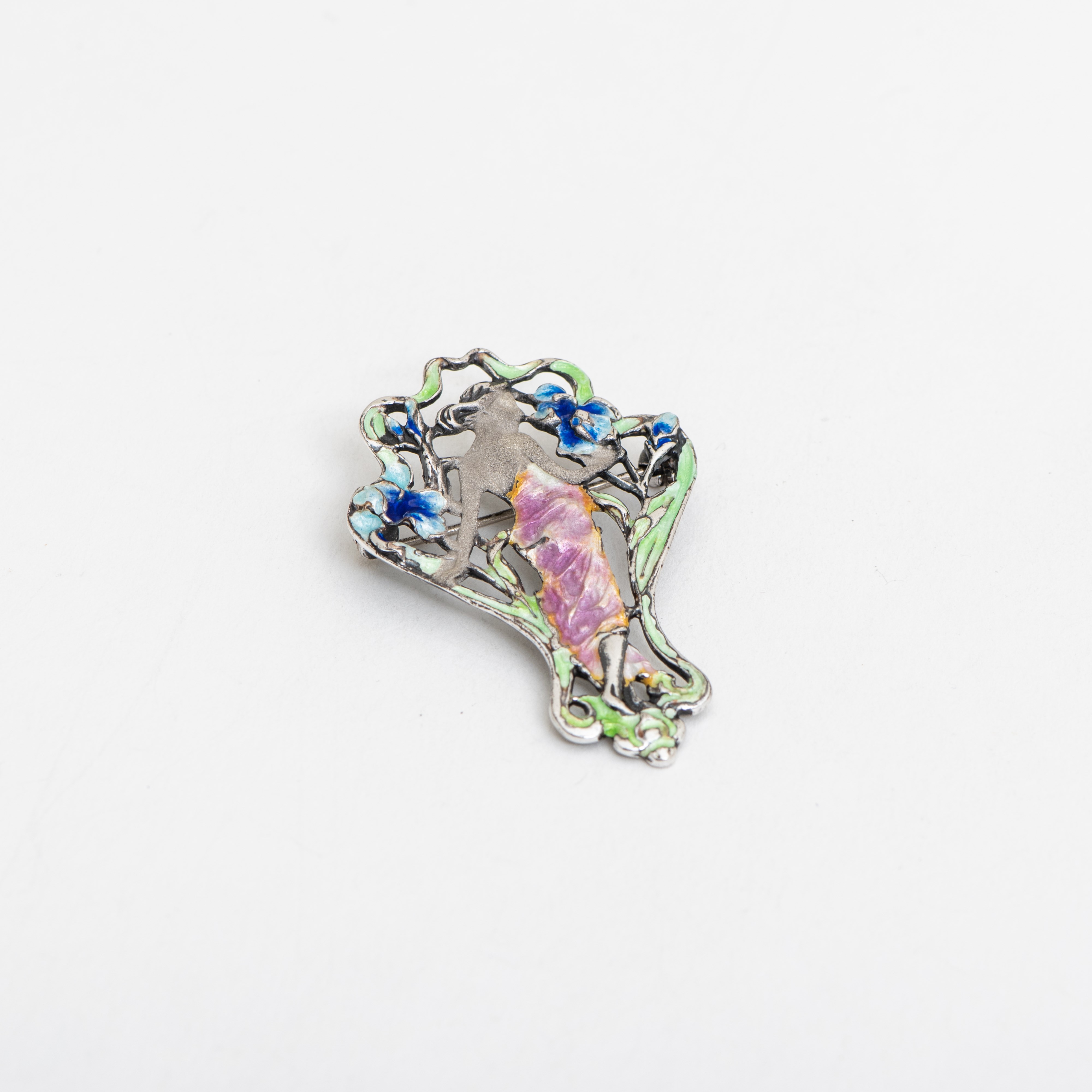 Garden Walk Emaille Broche/Hanger 