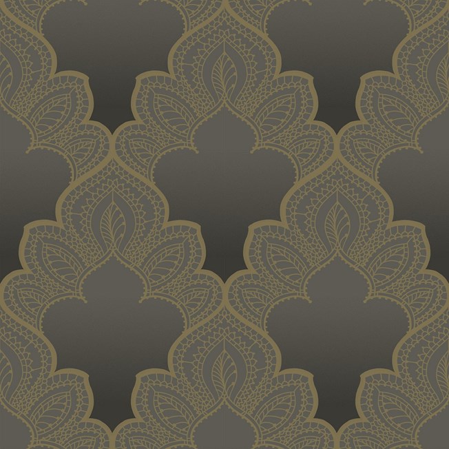 Behang Marrakech in Taupe