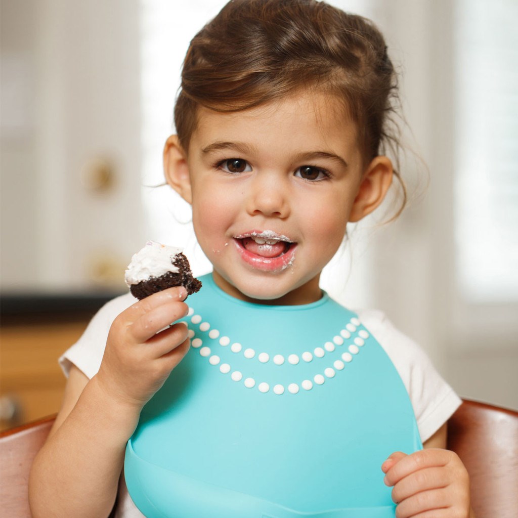 Make My Day | Baby Bib Parels Tiffany Blue
