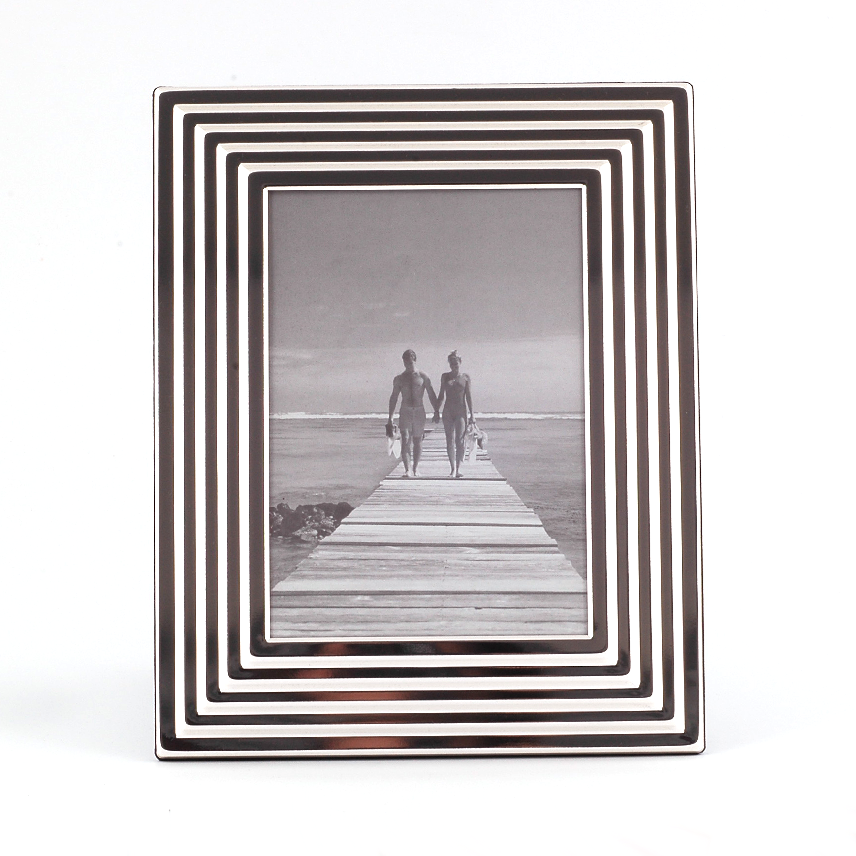 Fotolijst Zilver Streep 13x18