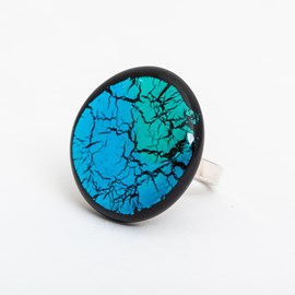 Ring Midnight Moon Aqua/Turquoise