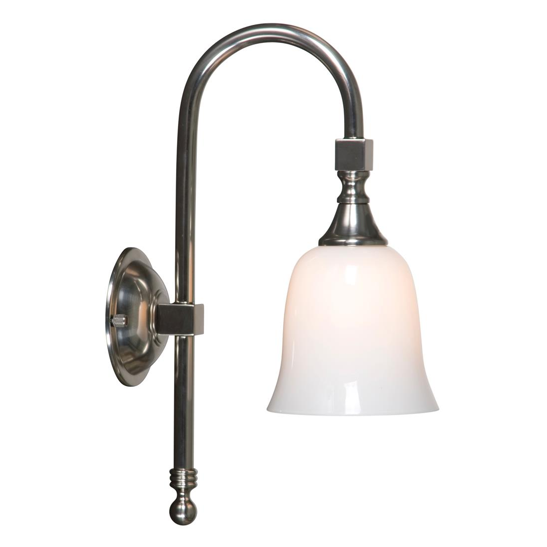 Badkamerlamp Classic Boog met Kubus Klok