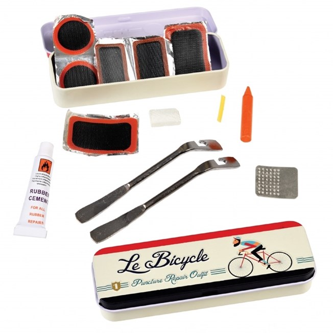 Retro Bicycle Repairkit & Shoe Polish Kit