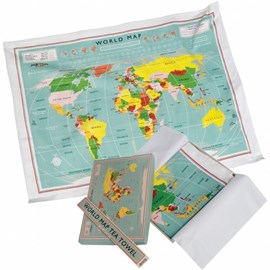 Theedoek World Map