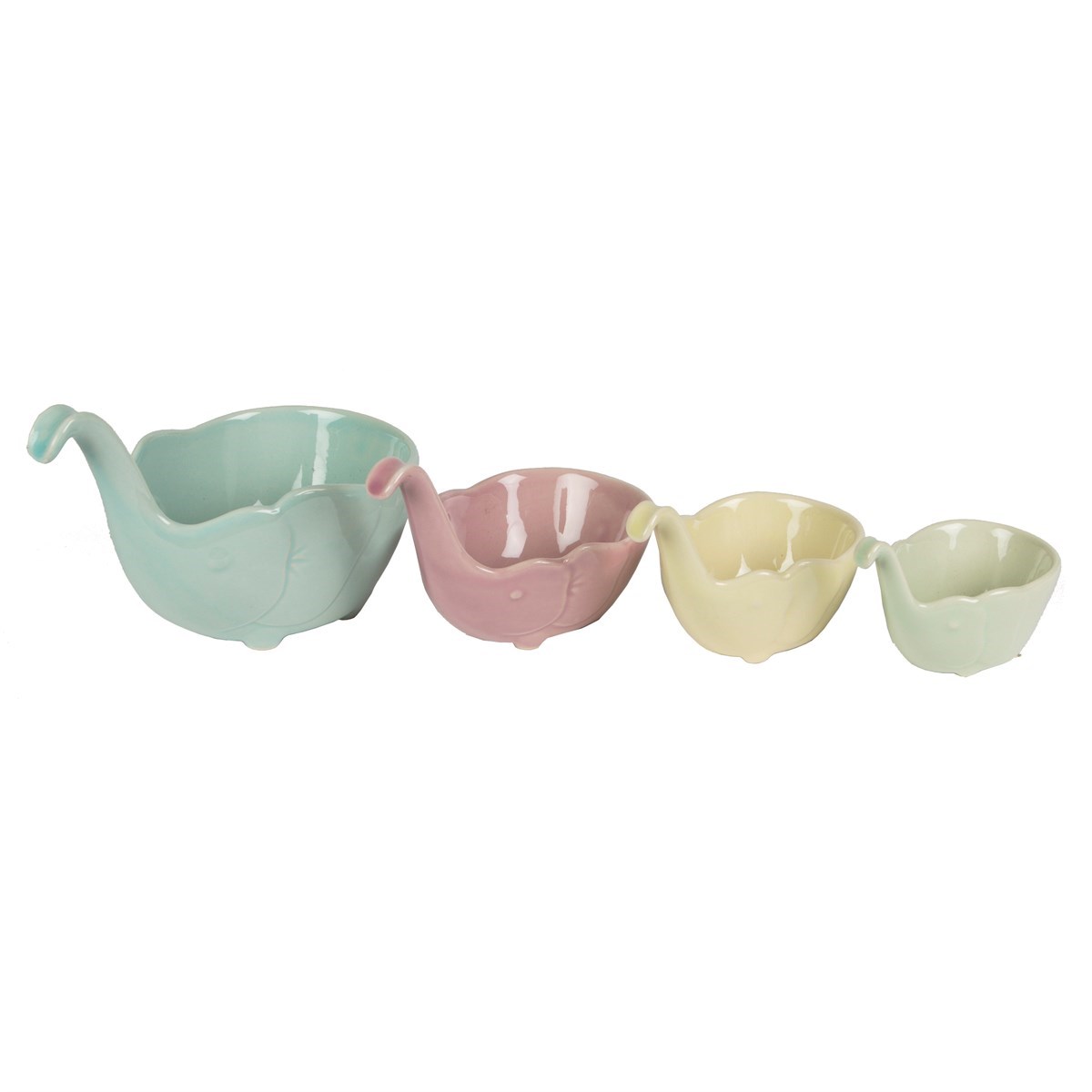 Set van 4 Olifanten Meetcups 