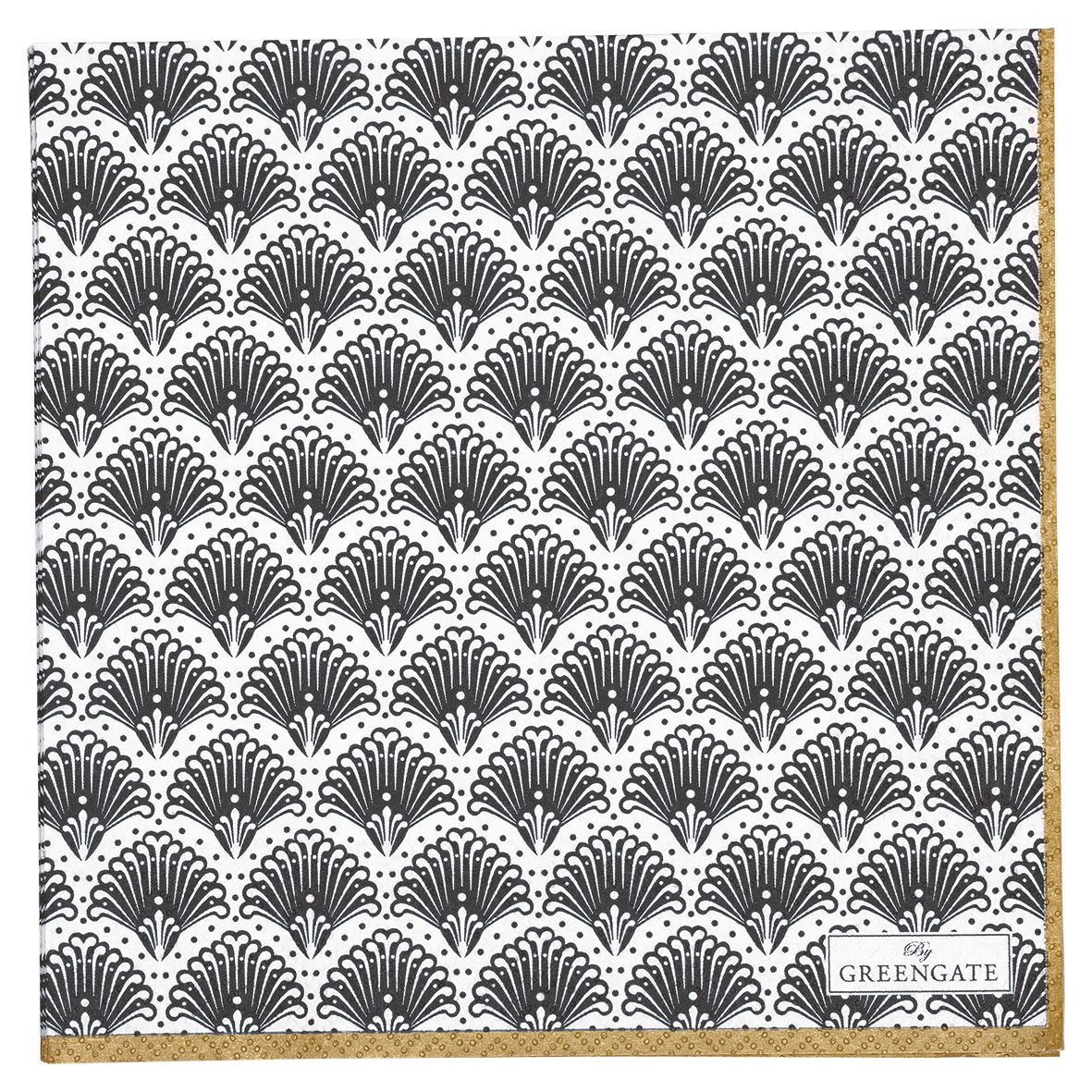 Set van 4 Jacquard Placemats & 20 Papieren Servetten | Gatsby