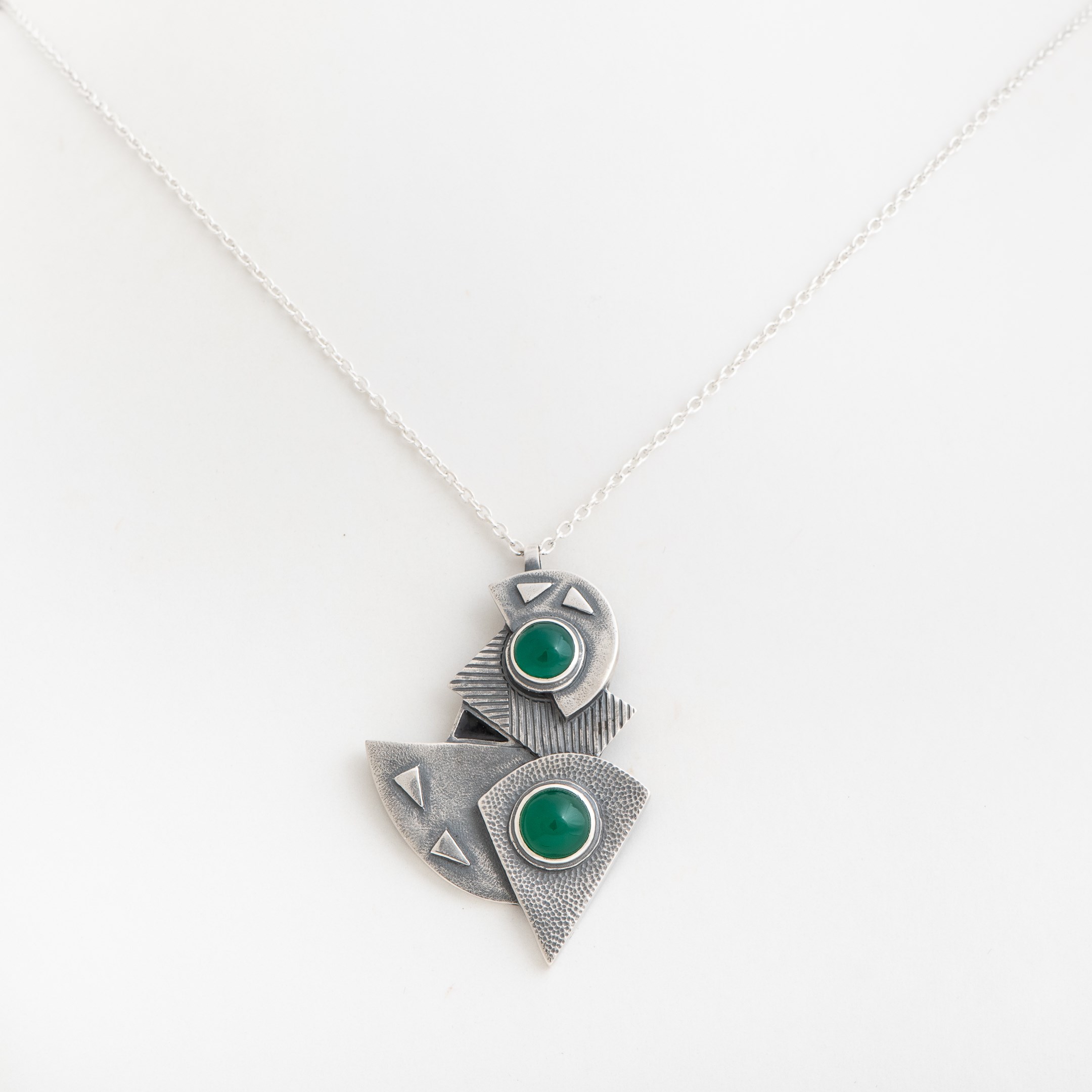 Collier Modern Geo Groen