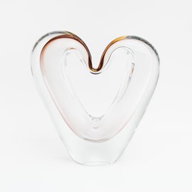Sculptuur Liefdeshart in Glas