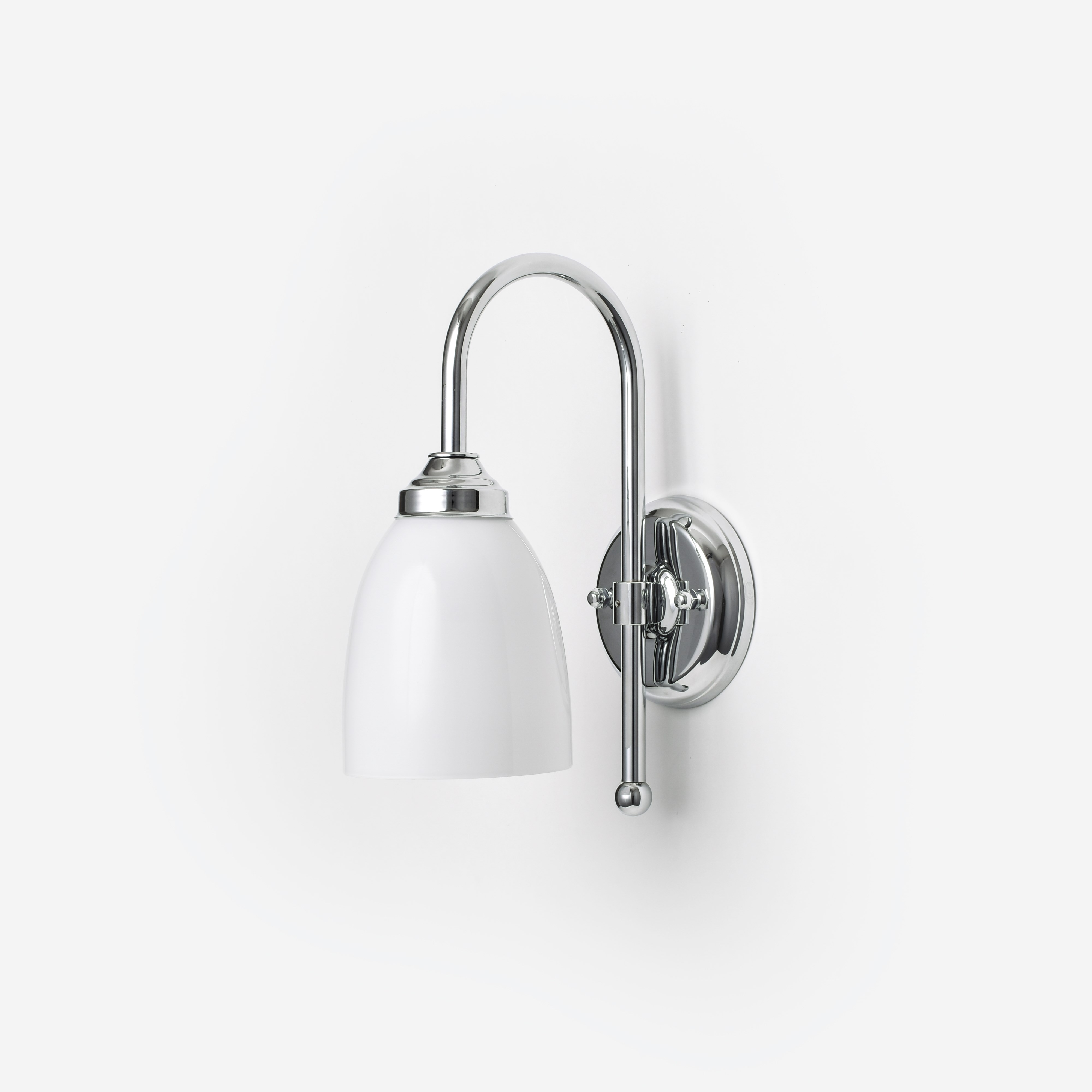 Wandlamp Make-up small Meander Chroom