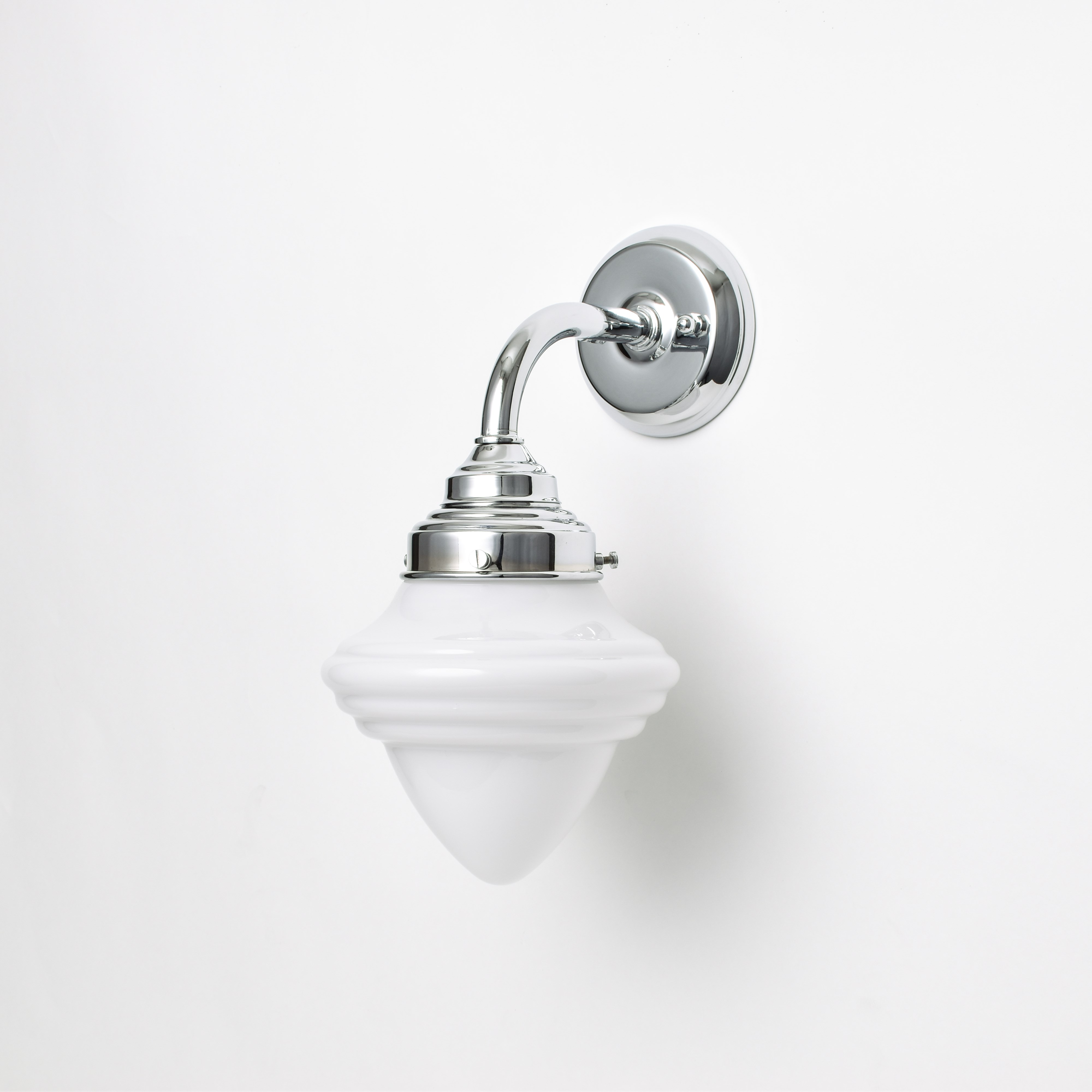 Wandlamp Acorn Small Curve Chroom