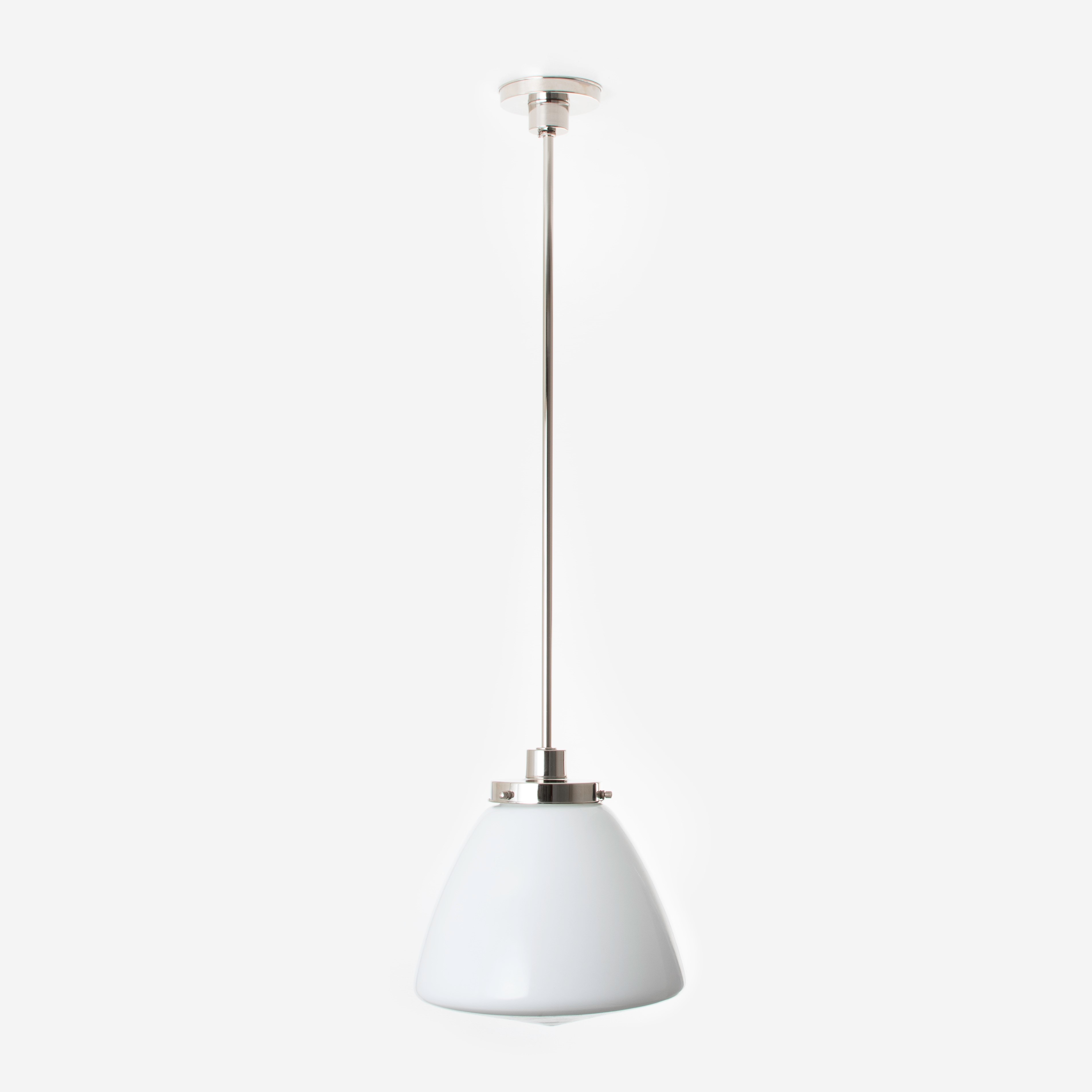 Hanglamp Schoolbol Large 20's Nikkel