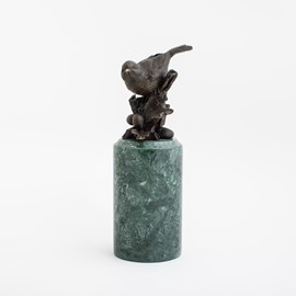 Bronzen Sculptuur Vogel