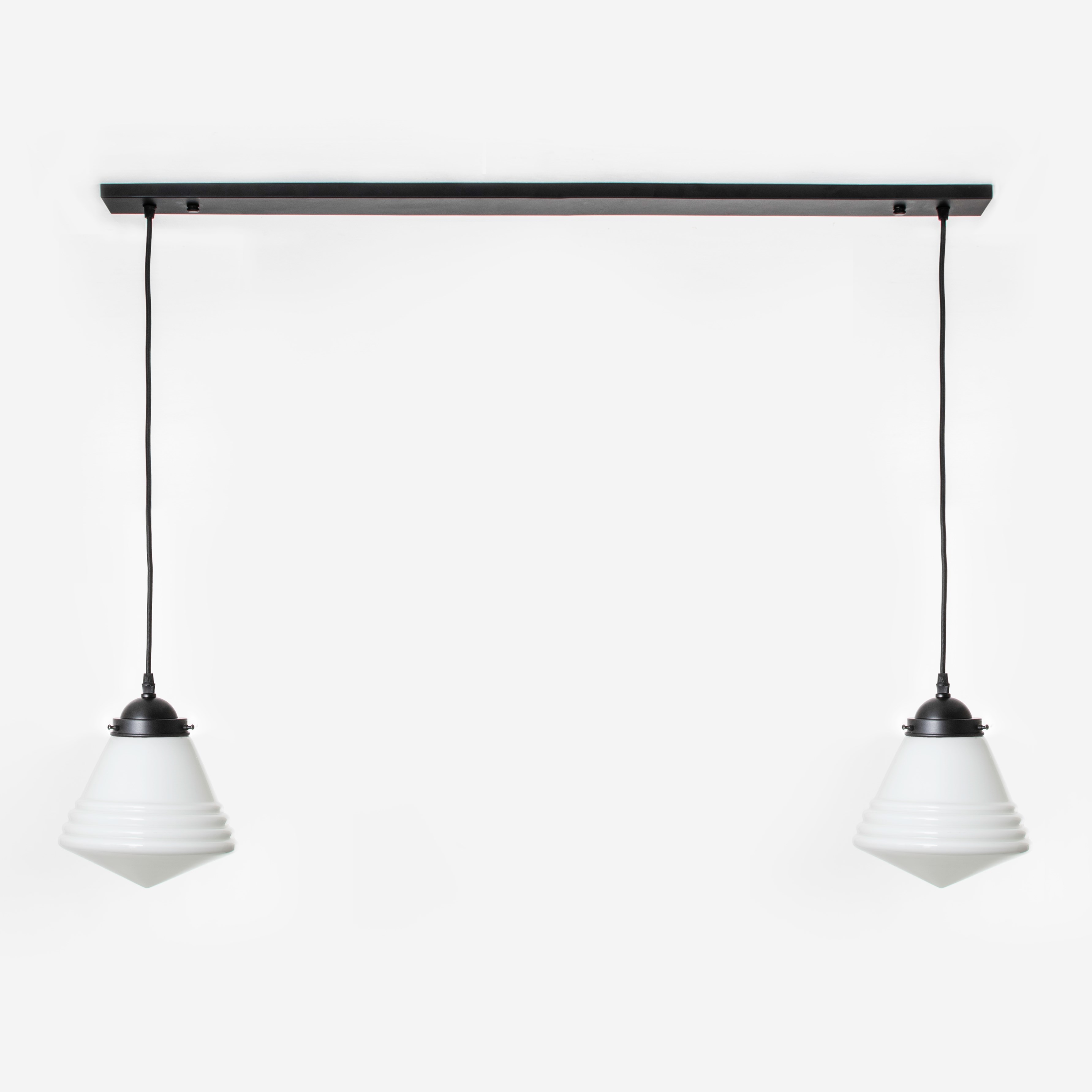2 x Luxe School Small aan plafondbalk Moonlight