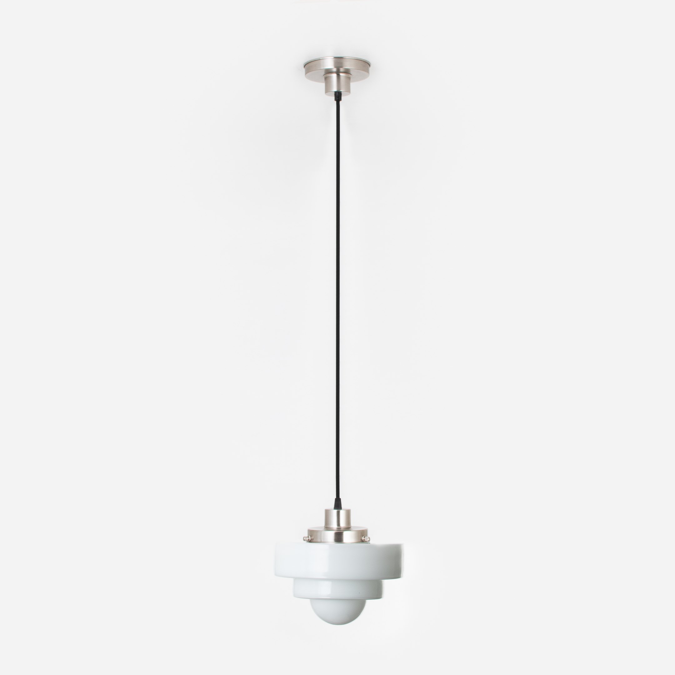 Hanglamp aan snoer Lorm 20's Matnikkel