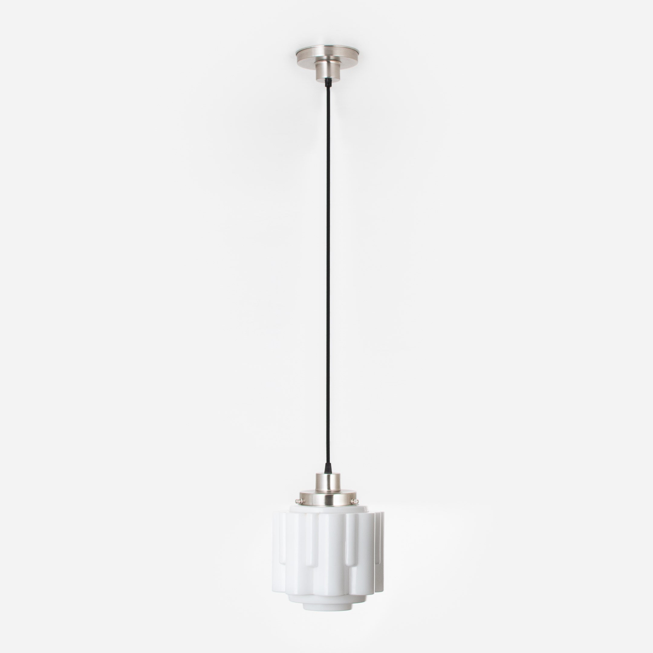 Hanglamp aan snoer Circle 20's Matnikkel