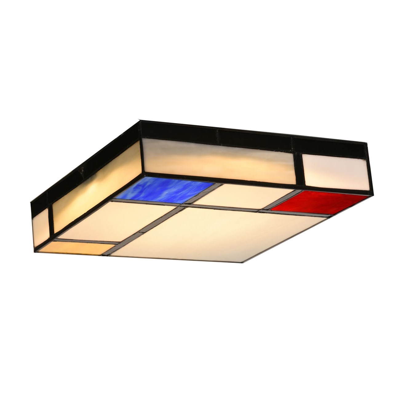Tiffany Wandlamp / Plafonnière Compositie Mondriaan
