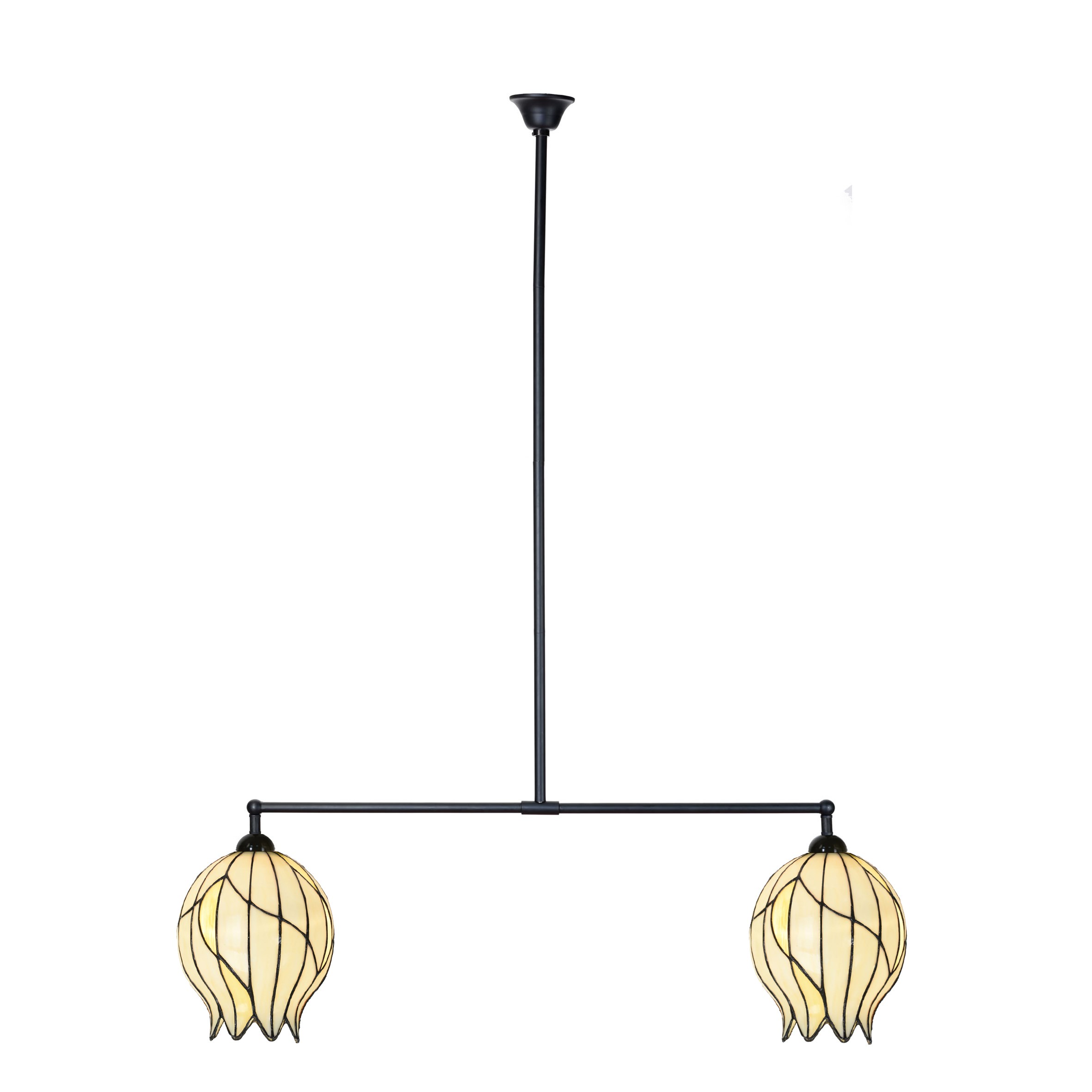Tiffany T-lamp 2 lichts Nature Open