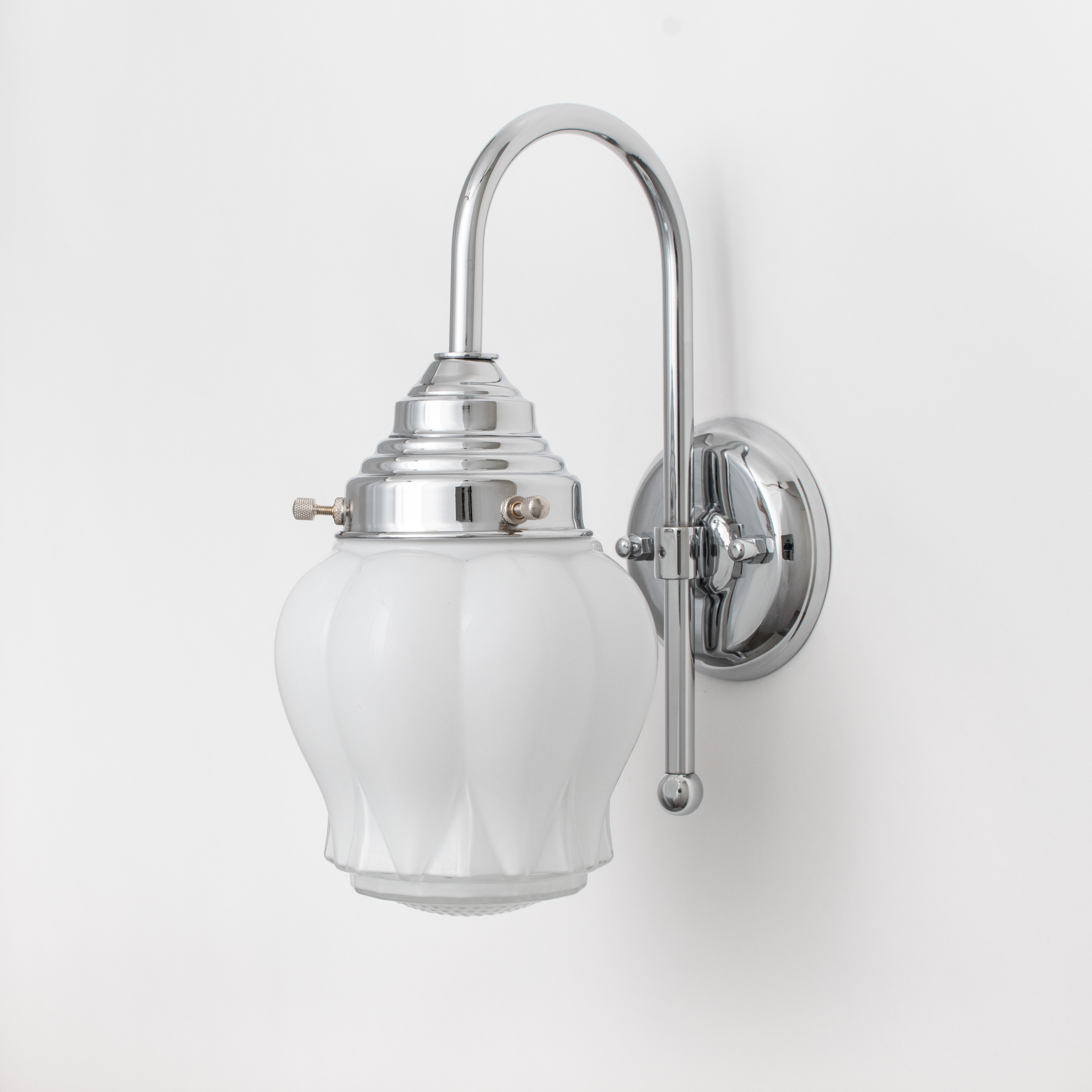 Wandlamp Eden Meander Chroom