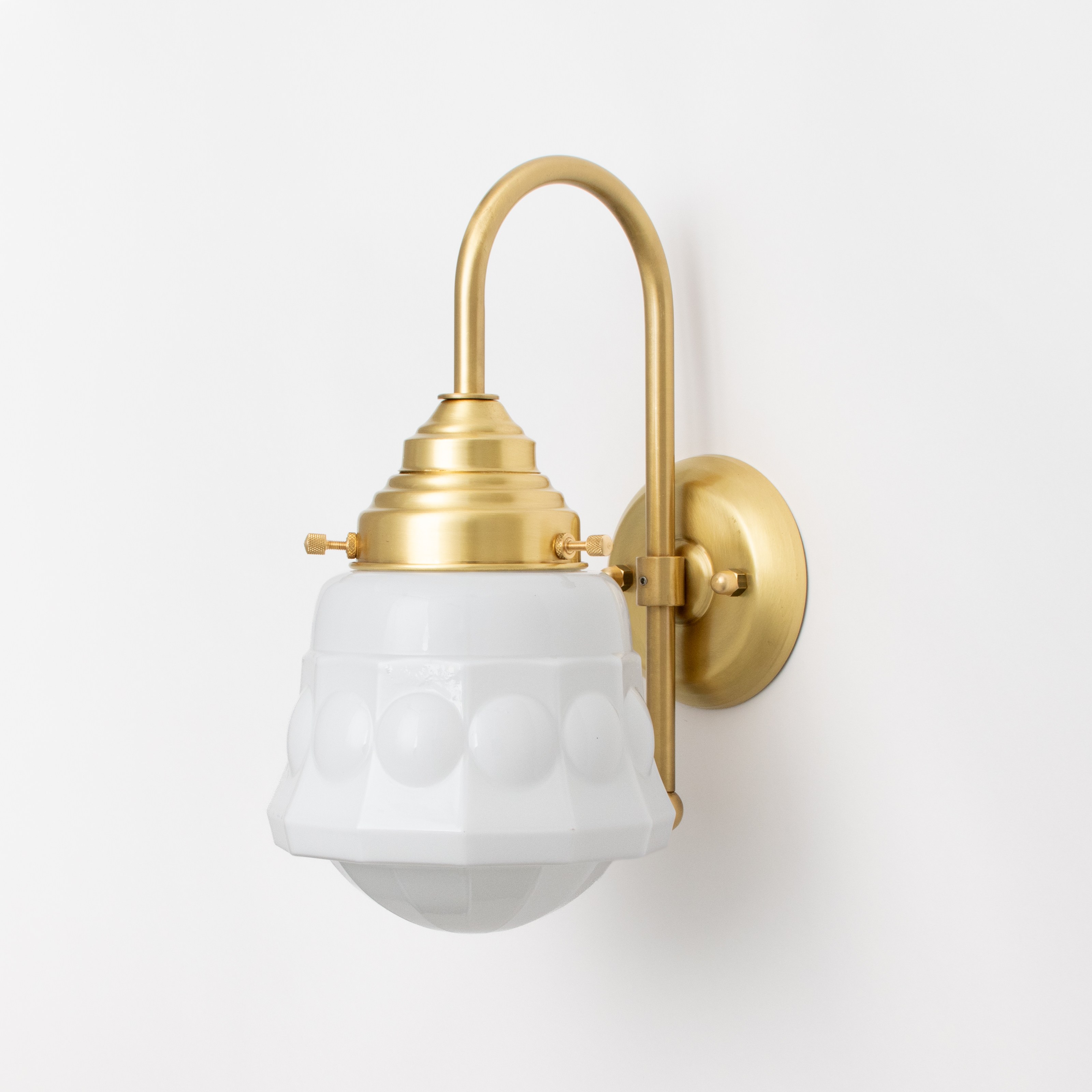 Wandlamp Weimar Meander Messing