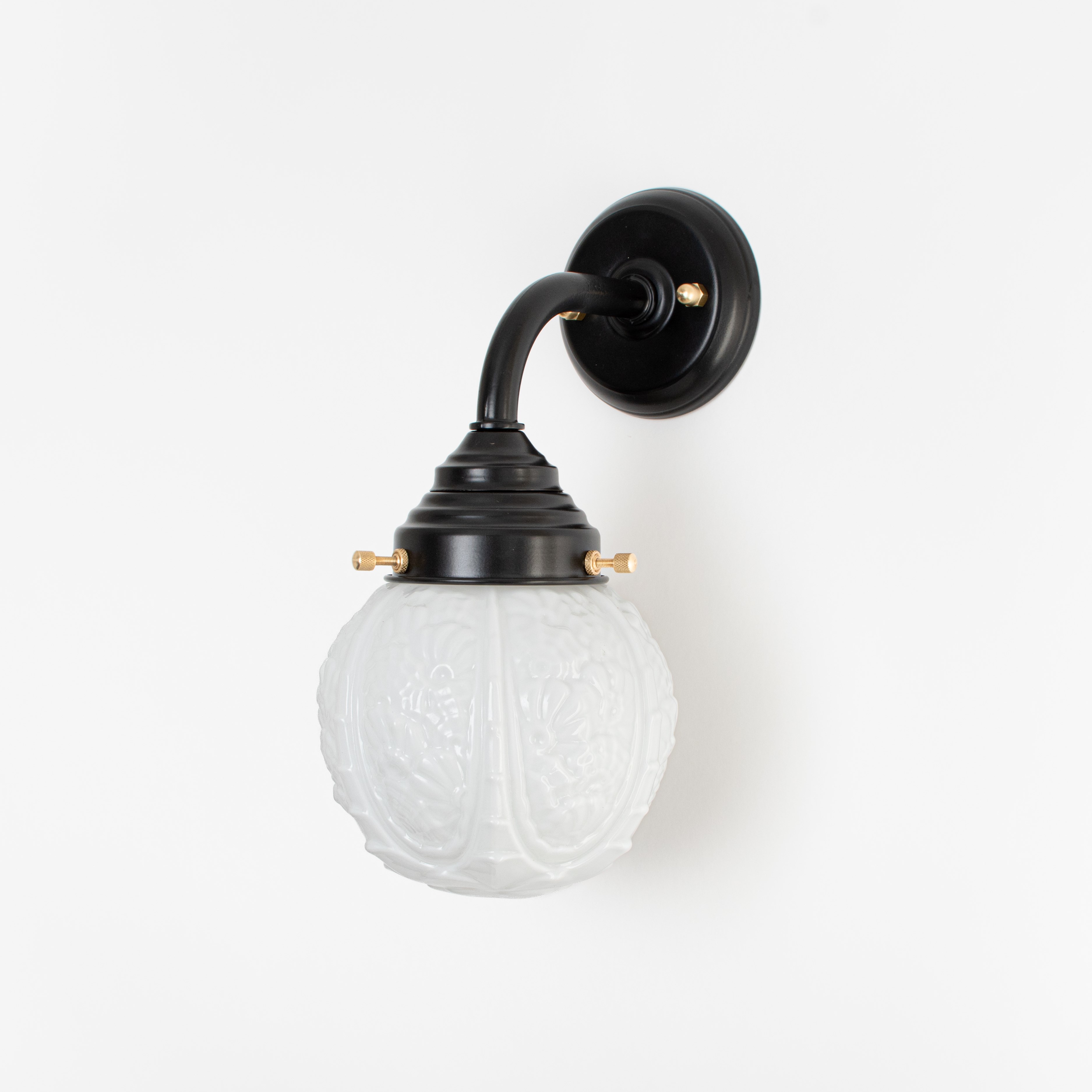 Buitenlamp - Wandlamp Guimard Flower Curve Zwart