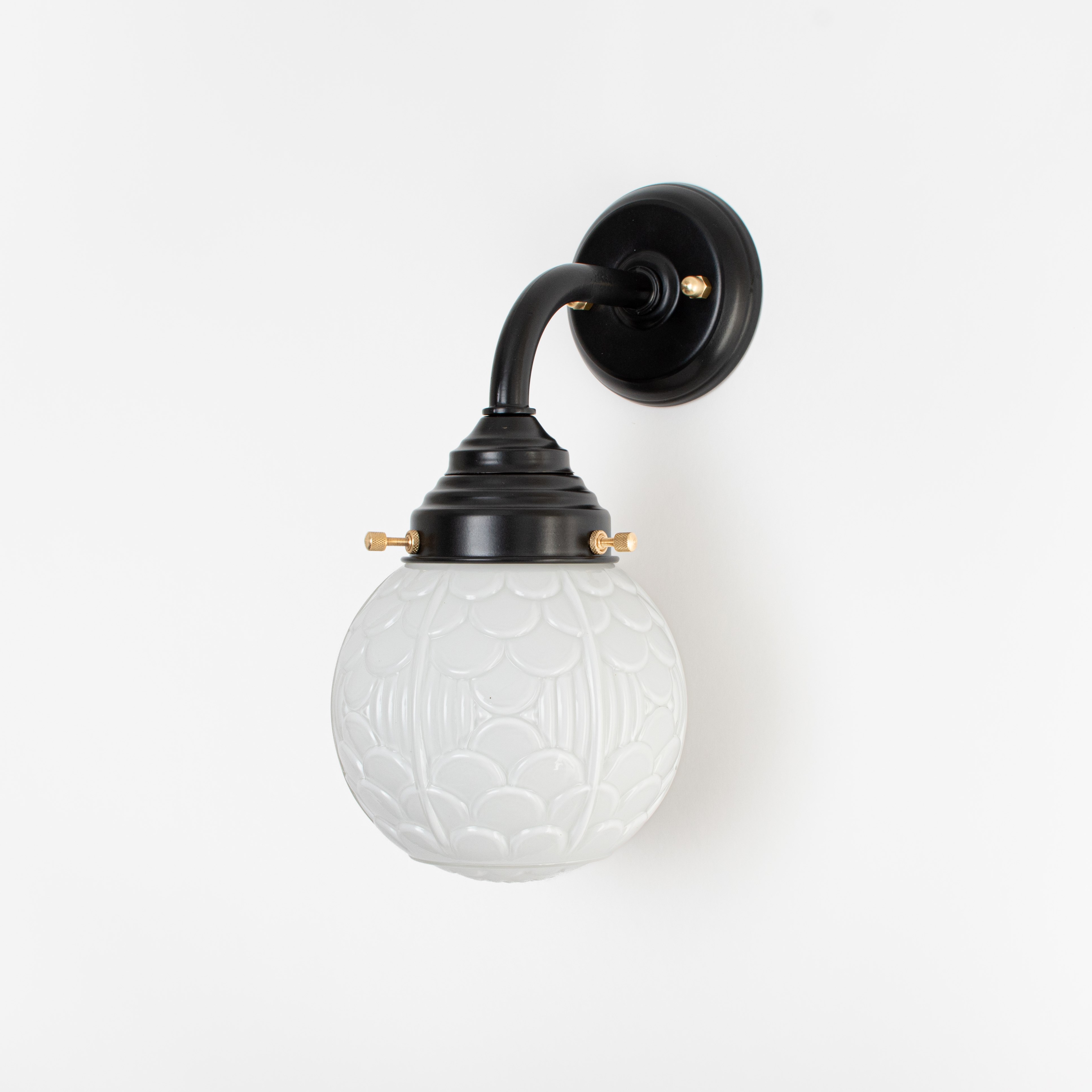 Buitenlamp - Wandlamp Arcade Curve Zwart