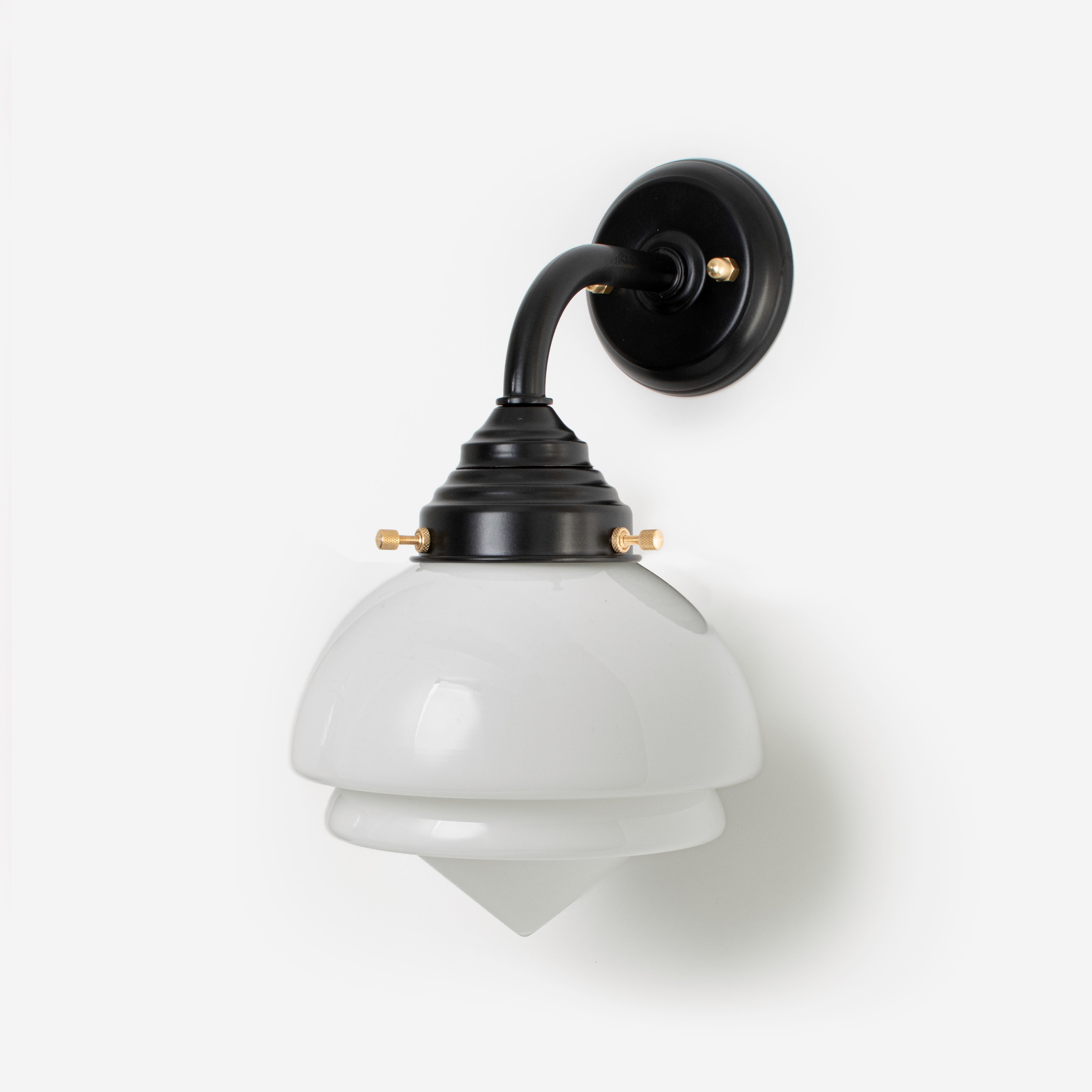 Buitenlamp - Wandlamp Small Pointy Curve Zwart