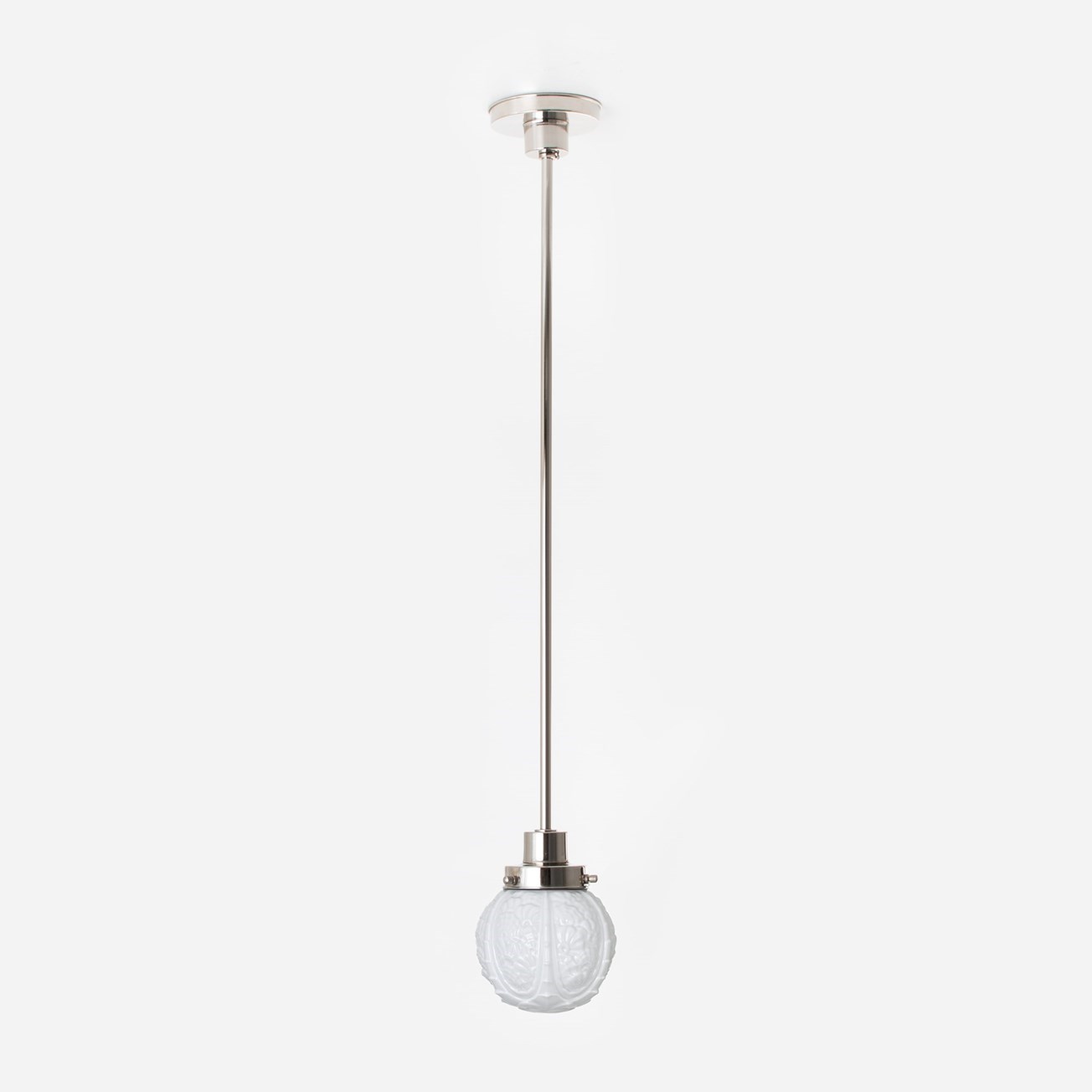 Hanglamp Guimard Flower 20's Nikkel