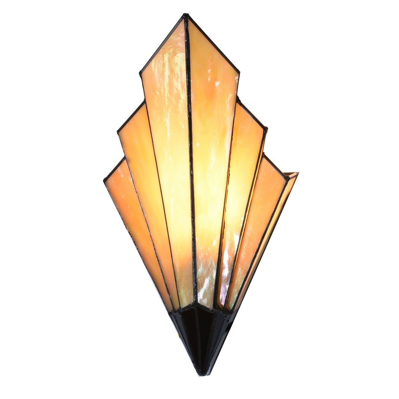 Tiffany French Art Deco Wandlamp - Amber