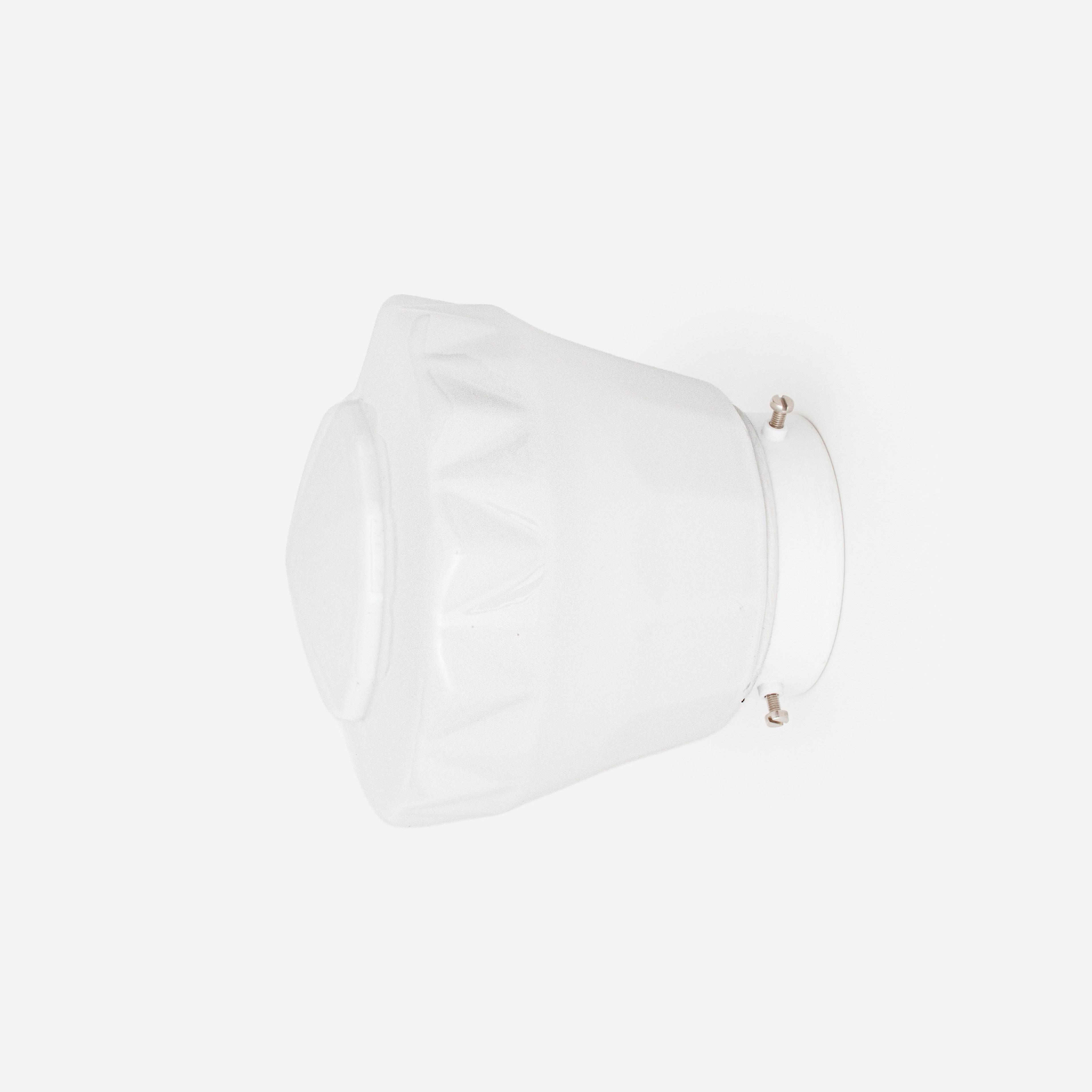 Bold Retro wandlamp Basic white
