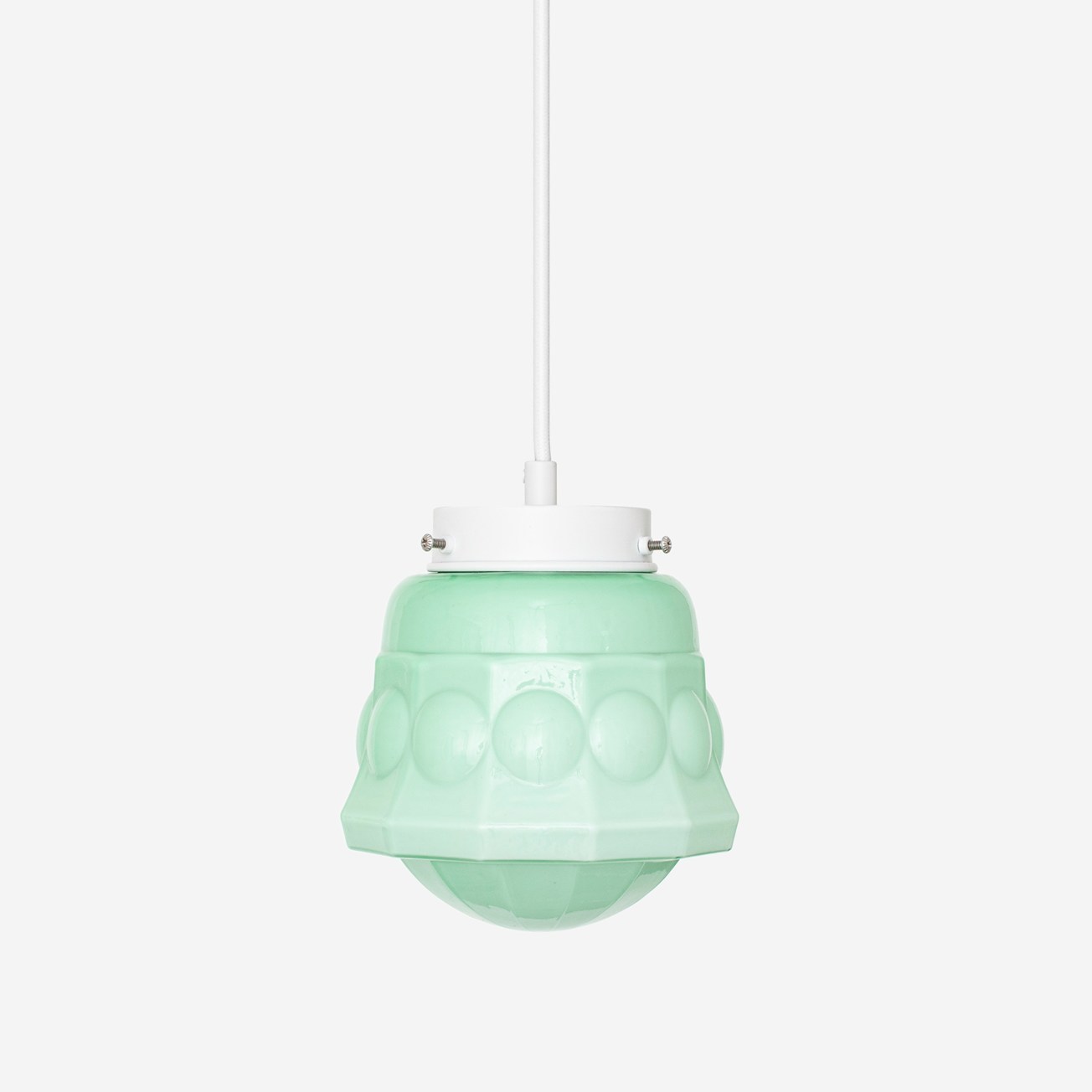 Hanglamp aan snoer Weimar Mint Retro