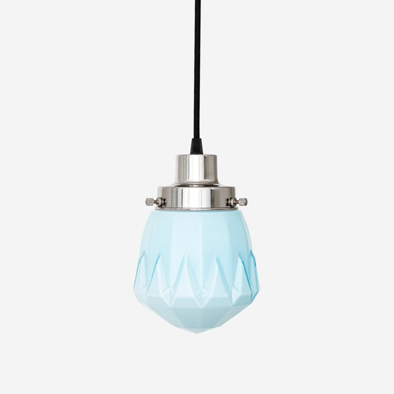 Hanglamp aan snoer Rocket Misty 20's Nikkel