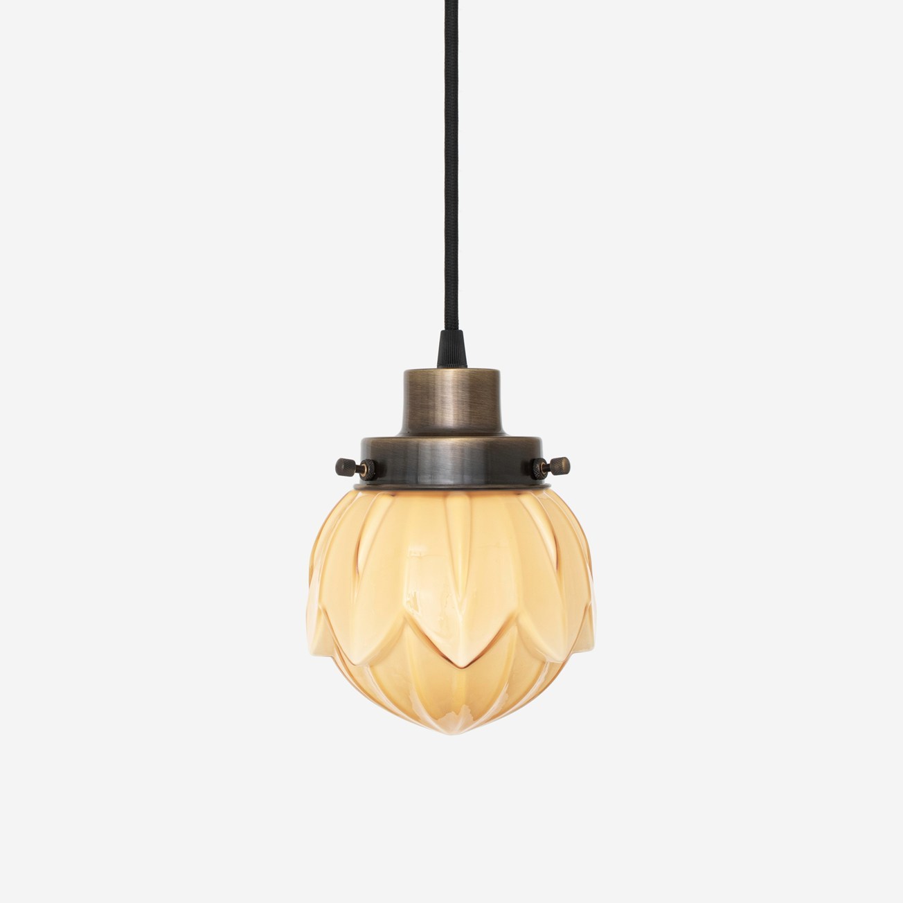 Hanglamp aan snoer Lotus Sunny 20's Brons