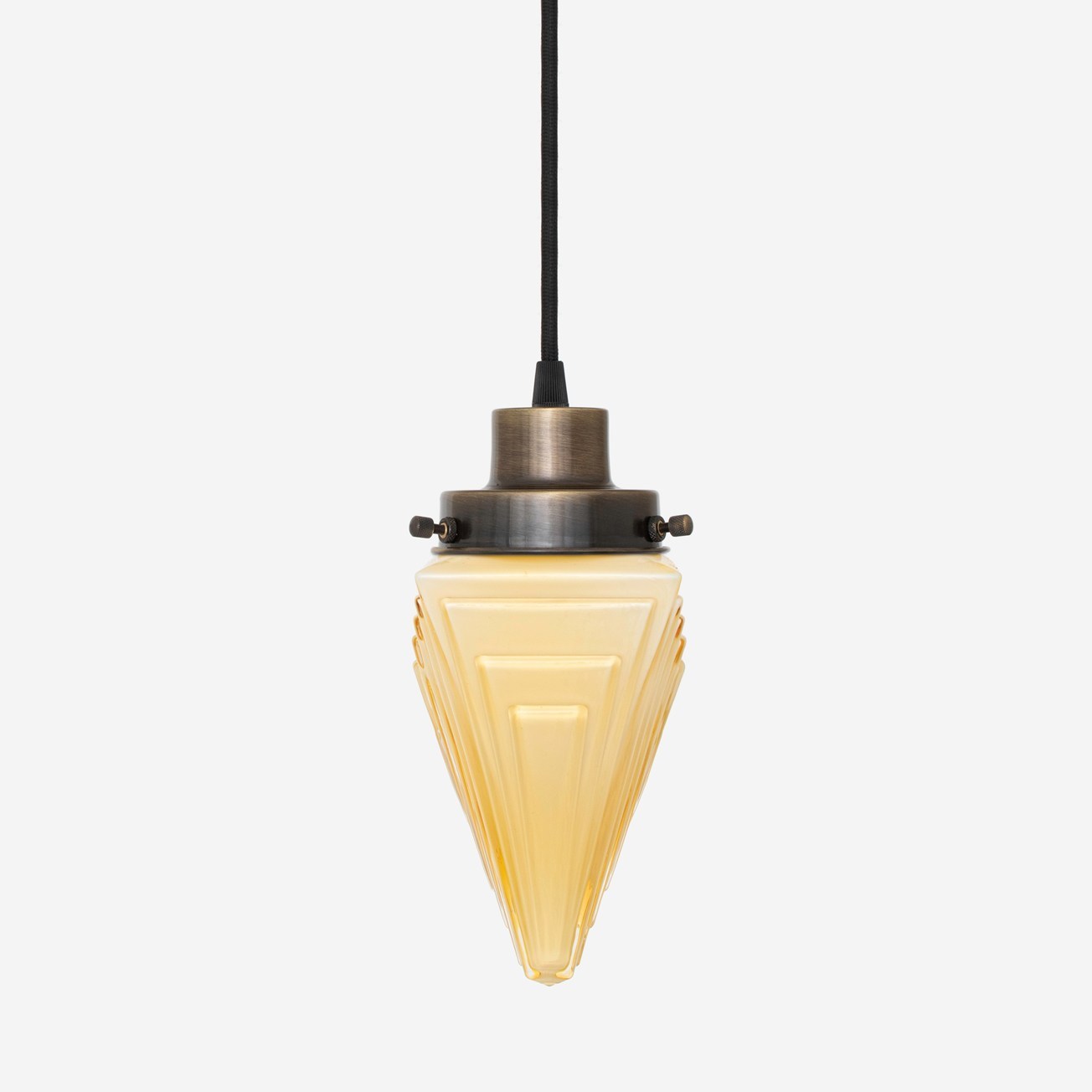 Hanglamp aan snoer Finisterre Sunny 20's Brons