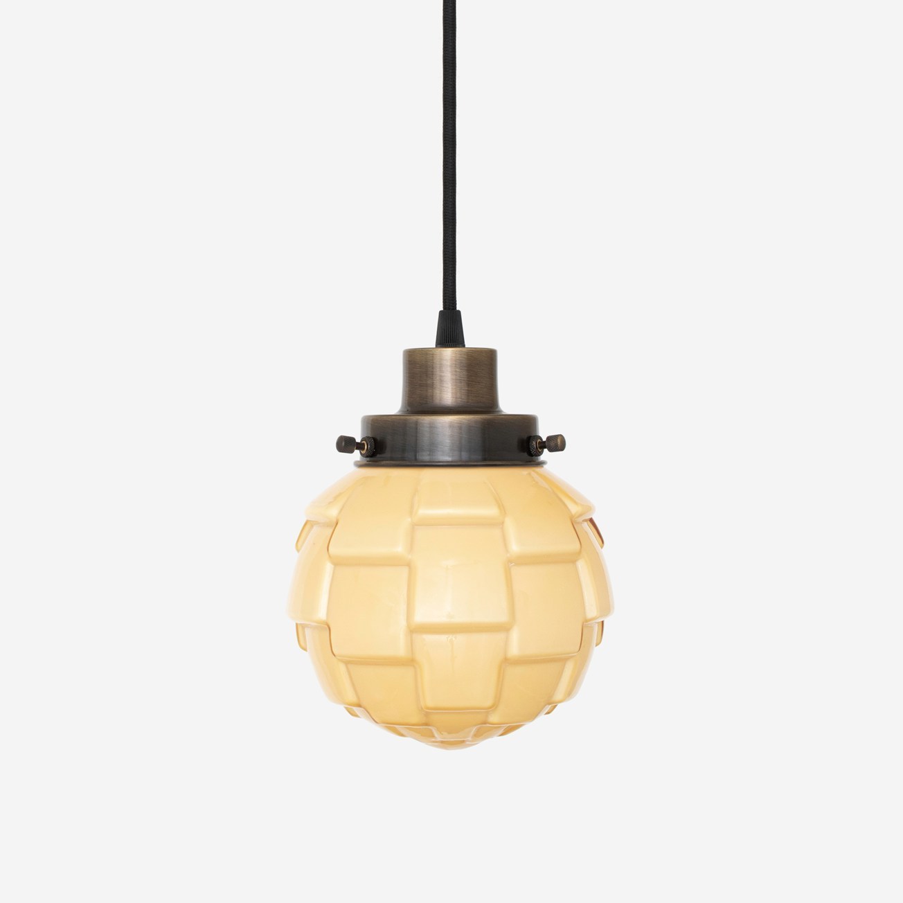 Hanglamp aan snoer Bretagne Sunny 20's Brons