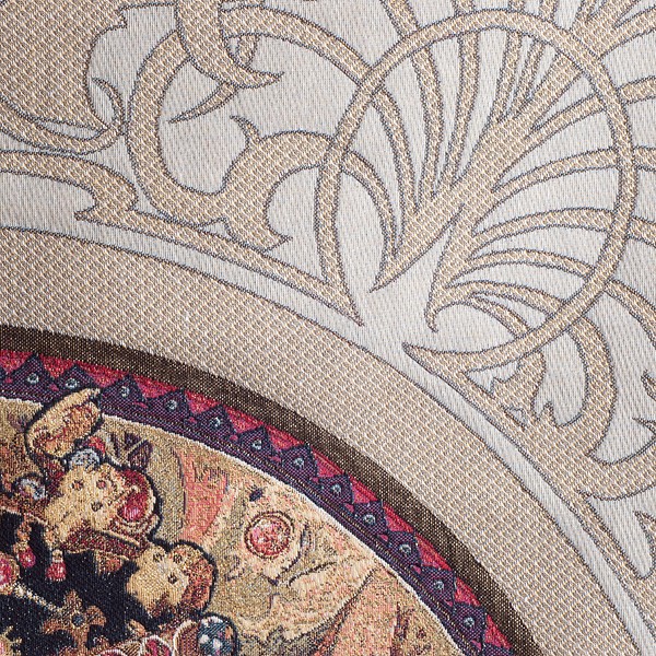 Detail Wandkleed Mucha - De Brunette