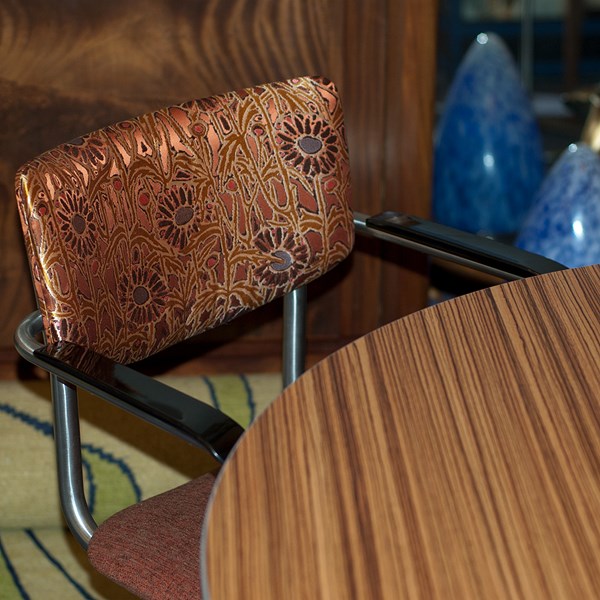Sfeerbeeld Set van 4 RVS Buisstoelen Lalique