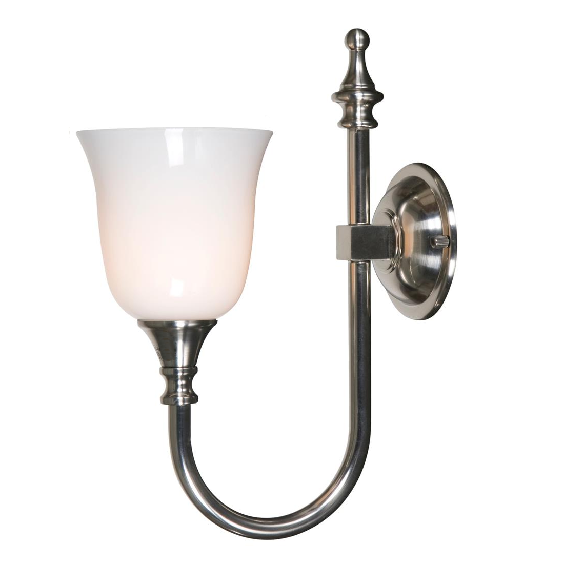 Badkamerlamp Classic Boog Klok als uplighter