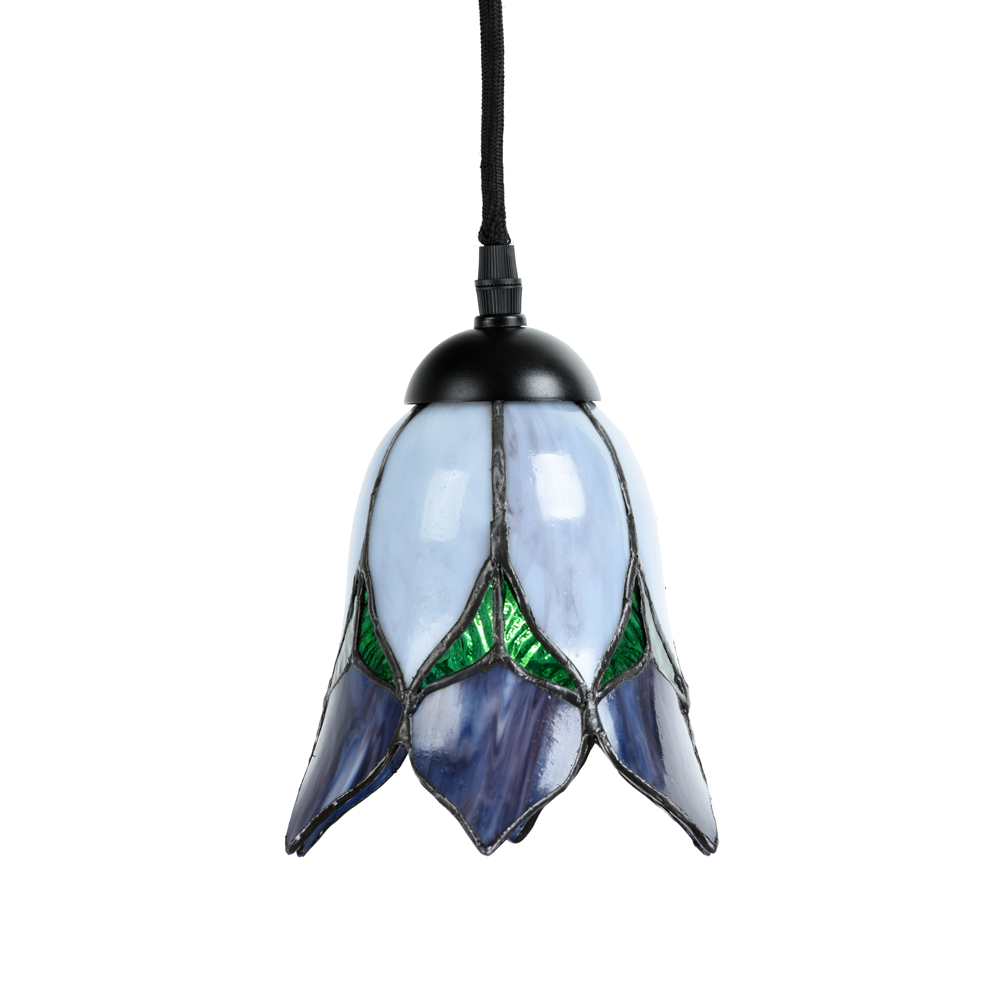 Tiffany Hanglamp Lovely Flower Purple