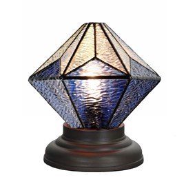 Tiffany Lage Tafellamp Akira Blue