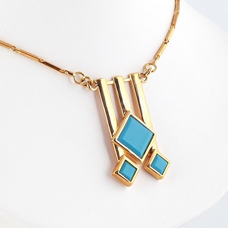 Collier Patron Turkoois